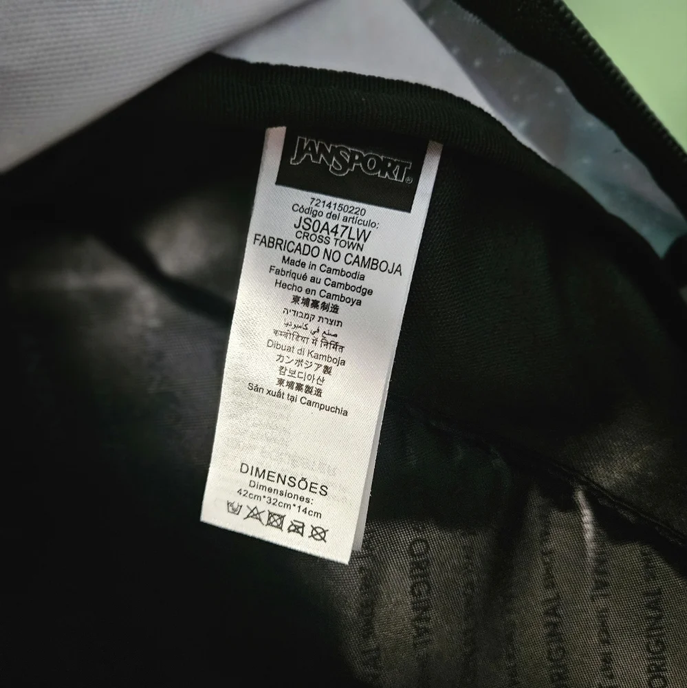 JanSport Galaxy / Starfield Print Backpack - Blue‎ and Black